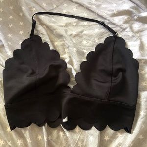 Scallop bralette